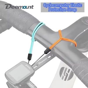 Deemount High elasticity bicycle code table protection rope computer fixed mobile phone strap universal wristband rope holder