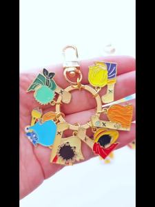 One Piece | Móc Khóa Anime One Piece Mặt Dây Chuyền Trang Trí Túi Xách Luffy Zoro Sanji Thousand Sunny Phong Cách Hoạt Hình Quà Tặng Cho Bạn Trai Đồ Trang Trí ACG