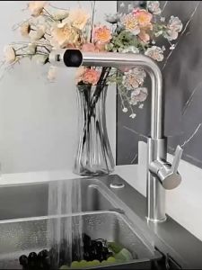 [ARTE DELUXE] 90 ° Rotating Kitchen Waterfall Faucet Aerator 3 mod air paip muncung dapur bilik mandi Island Mixer Bubbler Washbasin Faucet Extender Filter Nozzle