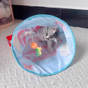 Interactive Cat Toy Tunnel Chew Proof Scratch Proof Fun And Excitement for Cats Pet Supplies Mouse Hole Design Amusing Cat Stick