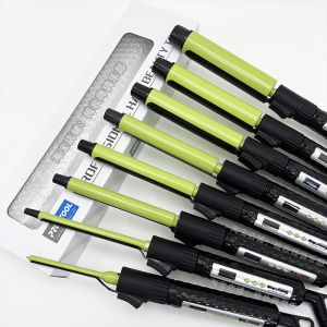 May Young Ceramic Hair Curling Iron 360 Degree Rotation Adjustable Temperature Ultra Fine 32mm for Home Travel Salon Use