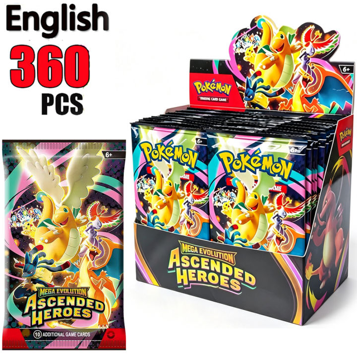 英語版　Pokemon TCG Mega Evolution ポケモンカード Takara Tomy | Pokémon TCG Mega Evolution-Pitch Black Booster