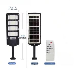 900000000LM Đèn Năng Lượng Mặt Trời 756LED Cảm Biến Chuyển Động Đèn Đường Siêu Sáng Ngoài Trời Sân Vườn Đèn Lồng Có Điều Khiển Từ Xa IP65