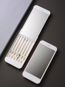 Bộ Dụng Cụ Vệ Sinh Tai Bằng Thép Không Gỉ Màu Vàng Dream Ear Spoon Kit Dụng Cụ Vệ Sinh Tai Cầm Tay Không Phát Sáng