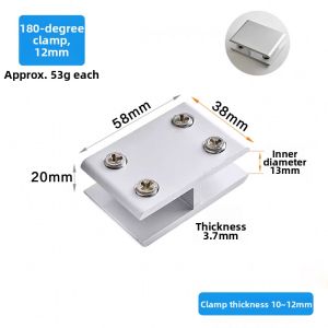 Fixed Corner Glass Clamps