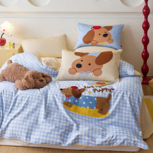 DOHIA | Towel Embroidery Cotton Bedding Set