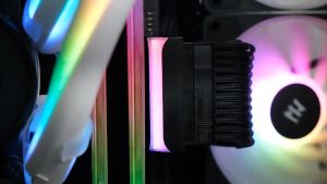 Cầu Đảo Góc 90 Độ EZDIY-FAB Cổng 24pin Mainboard Led ARGB - Đồng Bộ Mainboard / Bộ Hub