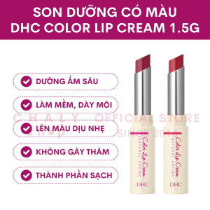Son dưỡng môi có màu DHC Color Lip Cream 1.5g Nhật