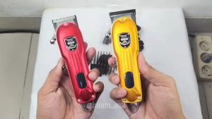Alat Cukur Rambut Kemei KM-802 Original Mesin Cukuran Cas Hair Clipper Pangkas dan Potong Rambut Cas