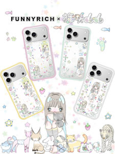 FUNNY RICH | Popular Soft TPU Sweet Strawberry Girl Friendly Phone Case Magnet Shockproof with Stand