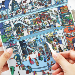 Stress-Relief 3D Park Scene Modeling Stickers High Difficulty