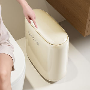 Waste bin large-capacity pedal bin fits into small spaces and narrow gaps suitable for bathrooms living rooms bedrooms