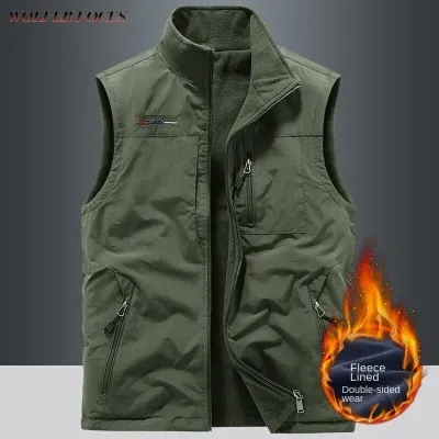 rompi pria keren tebal anti angin vest pria jaket rompi pria terbaru