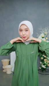 Abaya RUMINA annasihah yoris premium flowly baju wanita syari modis hijrah
