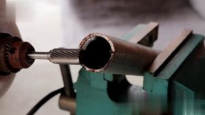 Mata Bor Tungsten Steel Carbide Cone Spiral 10 PCSMata Gerinda MengukirBatang Bor Tungsten Baja Karbida Padat