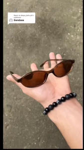 Three Vintage Oval UV400 Sunglasses for Women & Men - Designer Luxury Small Frame