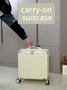 BoldEdge 18inch luggage travel bag  Lightweight  Hand Carry maleta Boarding Suitcase Lock Password Box case