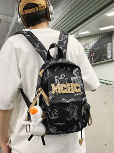 กระเป๋าเป้สะพายหลังเดินทางลำลองสำหรับเด็ก กระเป๋าสะพายไหล่แบบแบน 2 ข้าง ป้องกันน้ำ ความจุขนาดกลาง กระเป๋าเป้สะพายหลังผ้าไนลอนสำหรับเด็กชายและเด็กหญิง