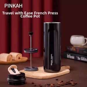 Hand Pour French Press Coffee Mug With Filter