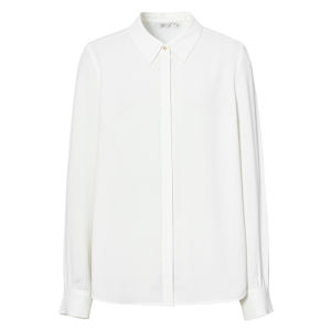 Wrinkle-free Drapey Professional Commuter Womens Blouse