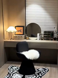 Simple dressing chair modern dressing chair North American sofa chair beauty salon nail salon chair backrest chair dining table and chair 转椅