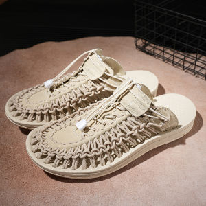 Extra Large Size Summer Men New Arrival Trendy Sandals 46 Outwear Beach Weaving Cut Out Non Slip Sports Sandals 47