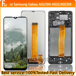 6.5 For Samsung A02 LCD Display A022M SM-A022F LCD Display Touch Screen Digitizer Assembly TFT Screen Replacement With Frame
