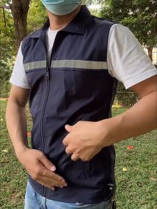 เสื้อกั๊ก ติดแถบสะท้อนแสง เสื้อกั๊กอสม เสื้อกั๊กตำรวจ เสื้อกั๊กอาสาสมัครสาธารณสุข มีแถบสะท้อนแสง เสื้อหน่วยงานต่างๆ