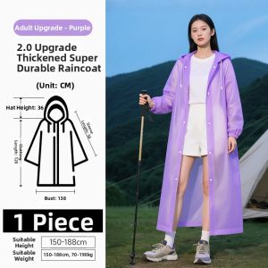 TAODUN | Rainproof Waterproof Raincoat Long
