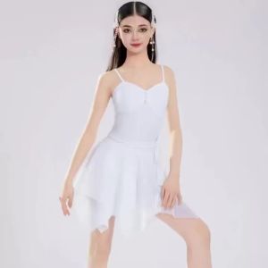 New Spring Summer Collection Girls Latin Dance Outfit Kids Separates Practice Performance Competition Dance Costume Dancewear
