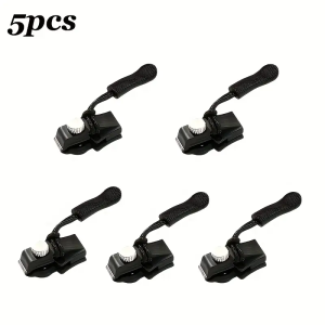 5pcs Zipper Repair Kit - Detachable Zipper Pulls for Bags Coats Clothes Shoes No Tools Needed Replacement Zipper Heads