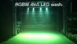 RGBW 4in1 LED Moving Head Light LED Moving Beam Stage Light for DJ Disco Party Bar Performance