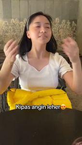 HAYYLIFE Kipas Angin Mini Gantung Leher Portable Dengan Layar LED Dan USB Rechargable Tanpa Baling-baling Cocok Untuk Aktifitas Luar Ruangan HL-AHA849