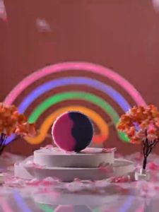 Rabbit กลิ่นกุหลาบสองสี บล็อคสีชมพู ก้อนฟ้า ก้อนดับกลิ่น ก้อนดับกลิ่นชักโครก ที่ดับกลิ่นชักโครก