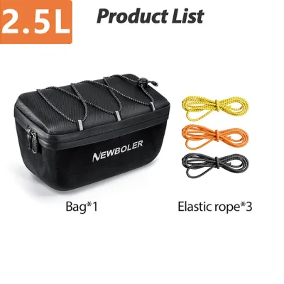 NEWBOLER Folding Bicycle Handbag Multi functional Brompton Bag 5L Large Capacity Bicycle Front Bag Bicycle Basket Bag