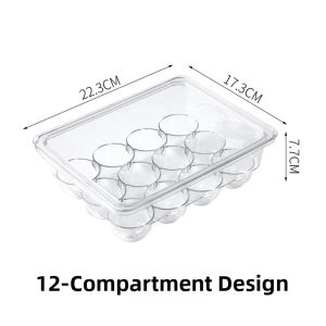 Egg Storage Box Refrigerator Freshness