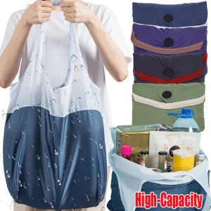 New Large Capacity Shopping Bag Reusable Foldable Large Durable Waterproof Tote Pouch Storage Handbag Grocery Eco Friendly Bags
