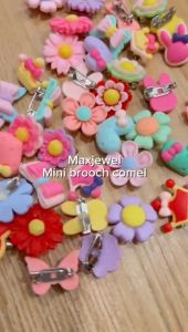 BROOCH MINI COMEL (MIX FLOWER)