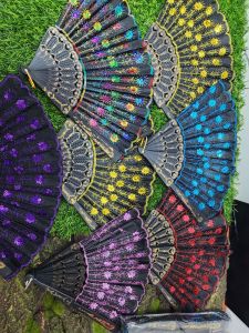 Exclusive Fan Perkhawinan Decoration / Souvenir Gift Perkhawinan / Souvenir Doorgirft / School Activity Decoration Gift / Wedding Gift / 12 Pcs Per Pkt Exclusive Fan Perkhawinan / Doorgirft Wedding / Gifts.