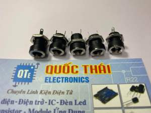 Combo 5 jack Dc cái bắt ốc 5.5x2.1mm ( loại tốt )