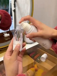Travel Bottle 15ml/30ml/ Lotion Pump Airless Clear Bottle/ Reuse & Refill Bottle