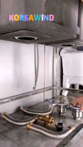 Bộ xi phông thoát chậu rửa bát  chất liệu inox 304