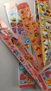 Stiker Panjang Karakter Dapat 2 Motif Cewek Anak Perempuan Sticker Tempel Panjang Mainan Gambar Tempel Anak Karakter