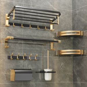 Foldable bathroom shelf rack wall mounted toilet holder wall shelf rack bathroom accessories Towel Holder Towel