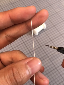 ปากกาตัดเส้นด้าย จี้เส้นด้าย เผาหางเส้นด้าย สำหรับเก็บหางเส้นด้ายแทนการเผา ใช้ถ่าน AA