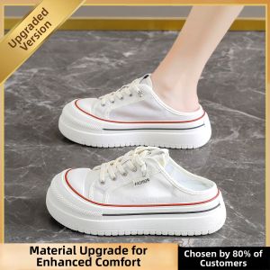 MONITING | Autumn Breathable Thick Sole Slip-On Casual Half Slippers