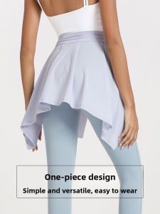 Miiow | Catwoman Yoga Butt Cover Womens Dance Fitness Sport Shark Pants One-piece Anti-exposure Butt Covering Skirt Shield Tool