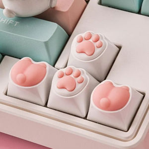 Cat Paw Cat Butt Custom Keycaps Mechanical Keyboard Keycaps Cute Playful Theme