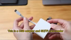3 in 1 Type C Card Reader Support SD TF Cards Micro USB Connector Data Transfer Memory Card Reader OTG Adapter for Android Mobile Camera Computer Disk