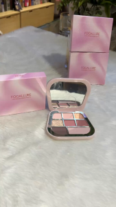 Bảng phấn mắt bền màu dưỡng ẩm chống thấm nước Focallure 8 Pan Pressed Powder Palette 9.6g
